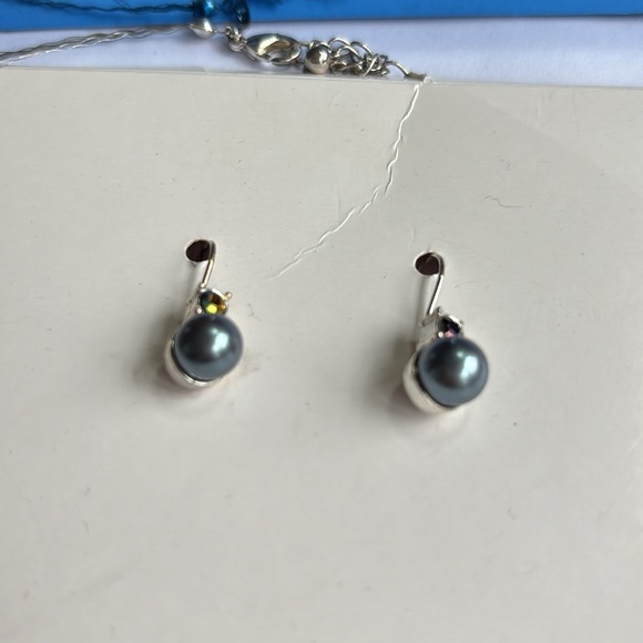 ✨Avon Vintage SP Silver and Blue Jewelry Set - Picture 3 of 5